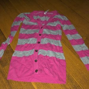 Girls button down sweater